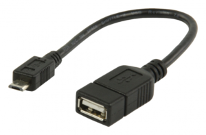 Adaptateur USB OTG Type-A (F) vers Micro-USB Type-B (M) - 0.15 m