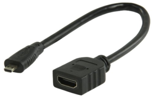 Adaptateur video HDMI (F) vers Micro HDMI (M) - 0.15 m